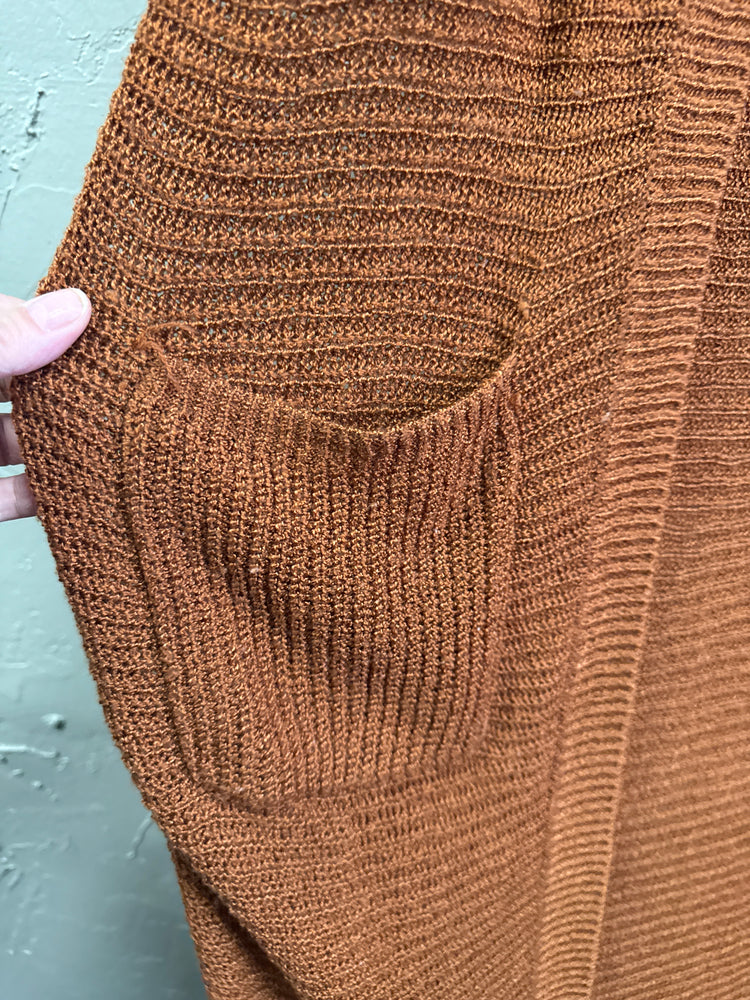 PINK ROSE HOODED CARDIGAN