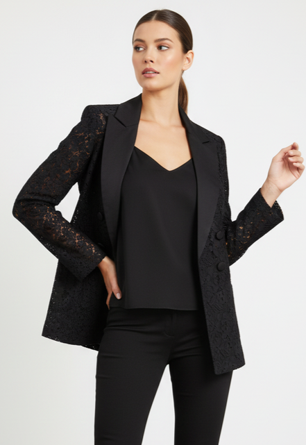 AVEC LES FILLES LACE BLAZER (org$140)