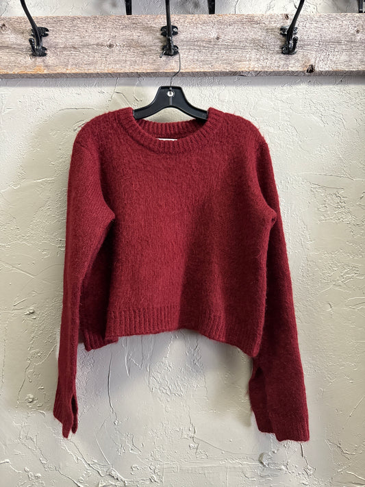 CINQ a SEPT BRUSHED CREWNECK SWEATER (org$300)