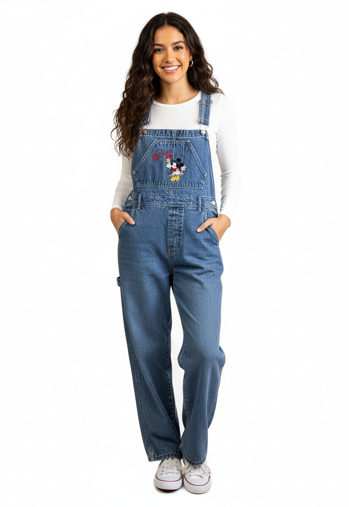 VTG 90's MICKEY UNLIMITED OVERALLS