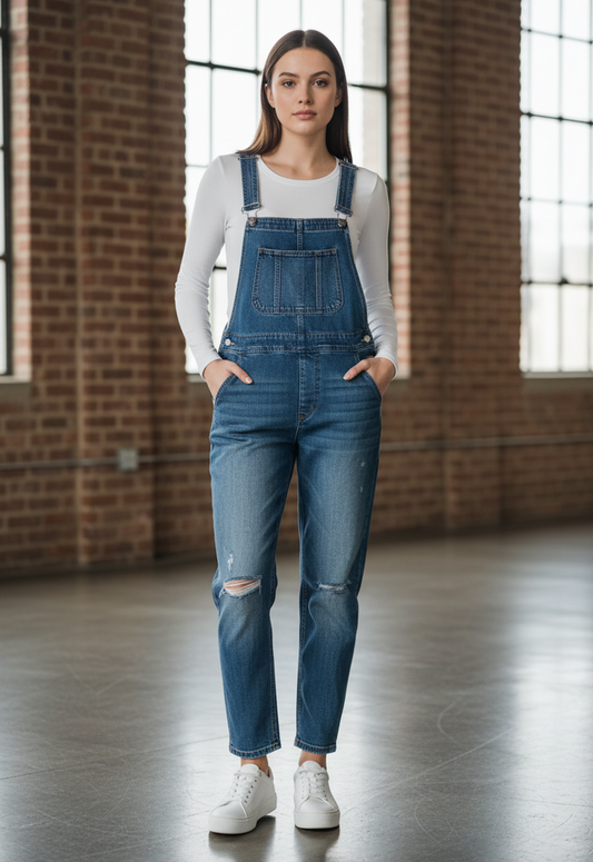 DENIM OVERALLS