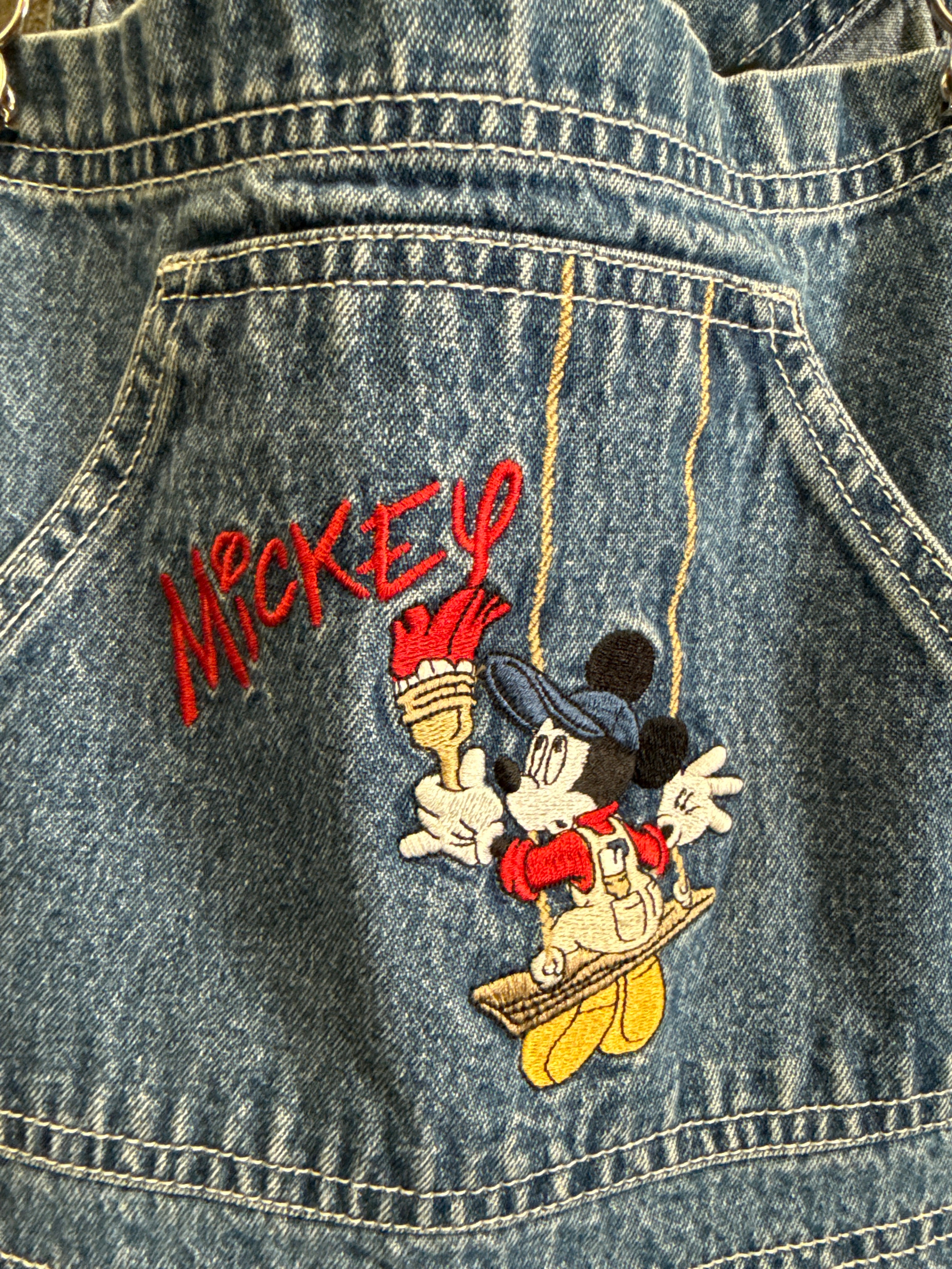 VTG 90's MICKEY UNLIMITED OVERALLS