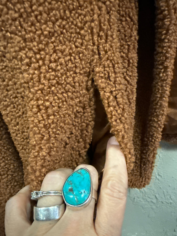 KYRRA TEDDY BEAR CROP JACKET