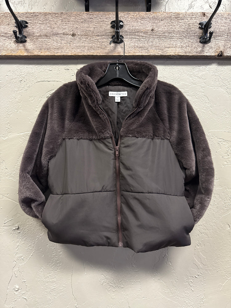 AND NOW THIS CROP JACKET