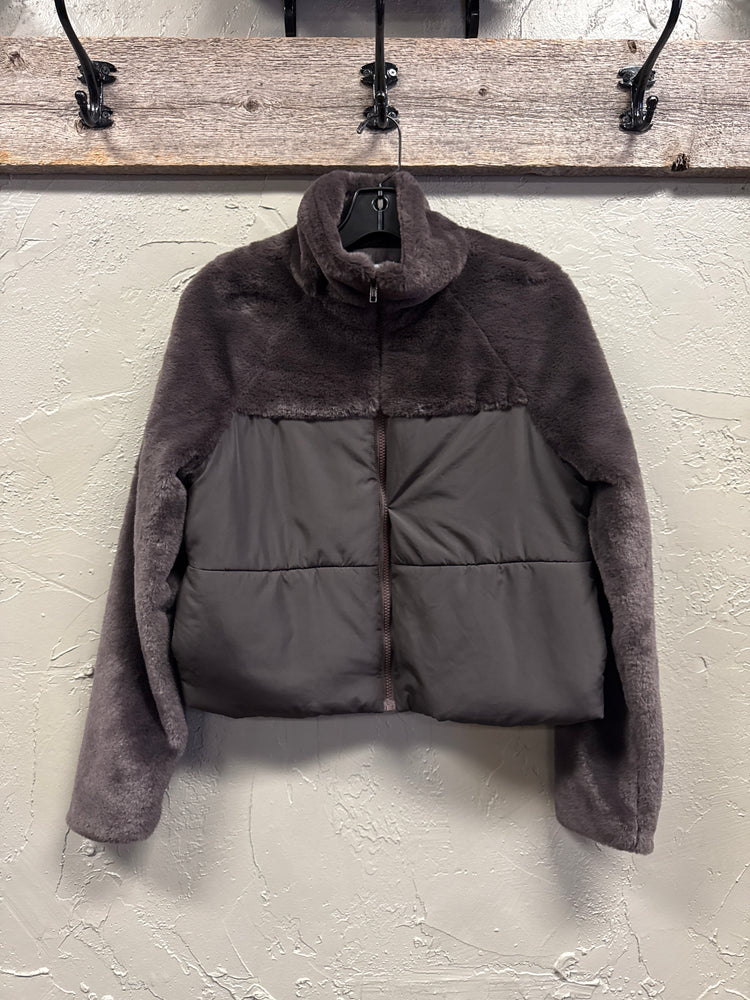 AND NOW THIS CROP JACKET