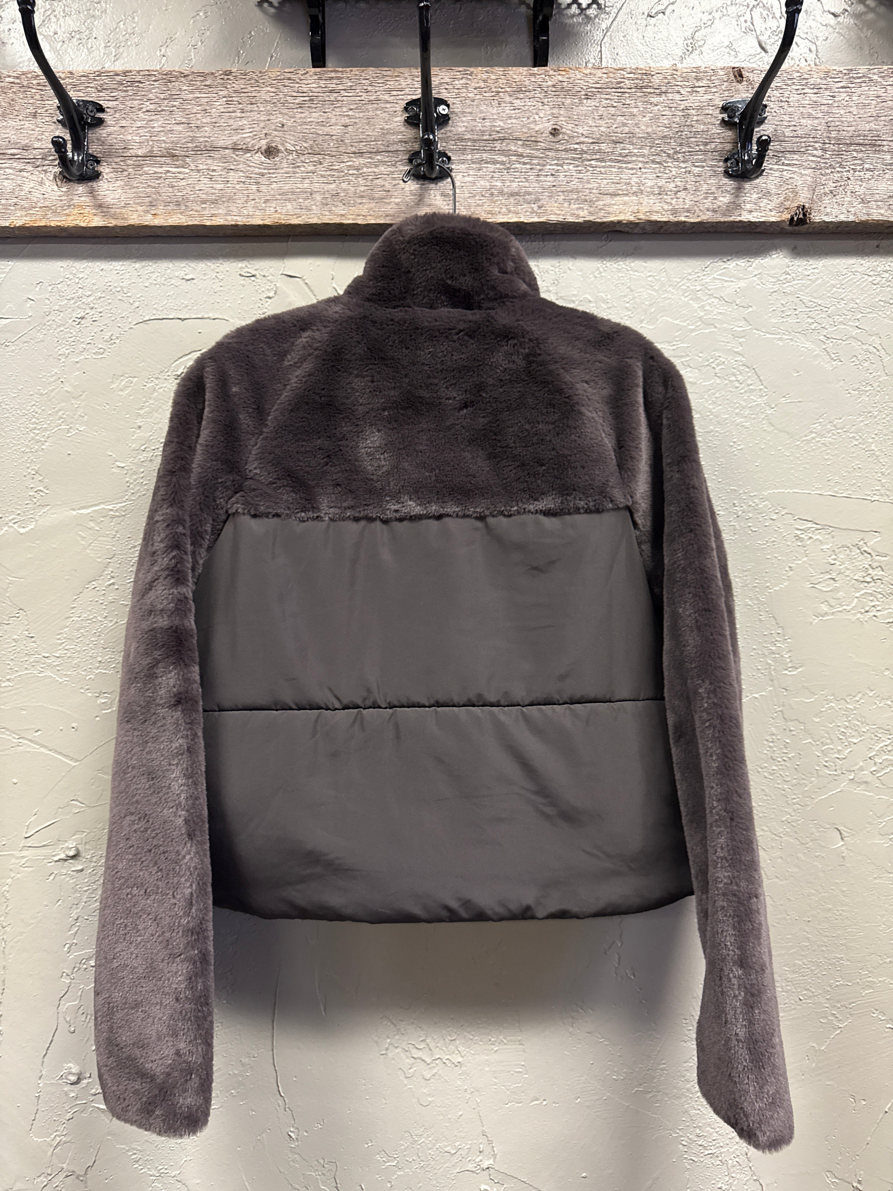 AND NOW THIS CROP JACKET