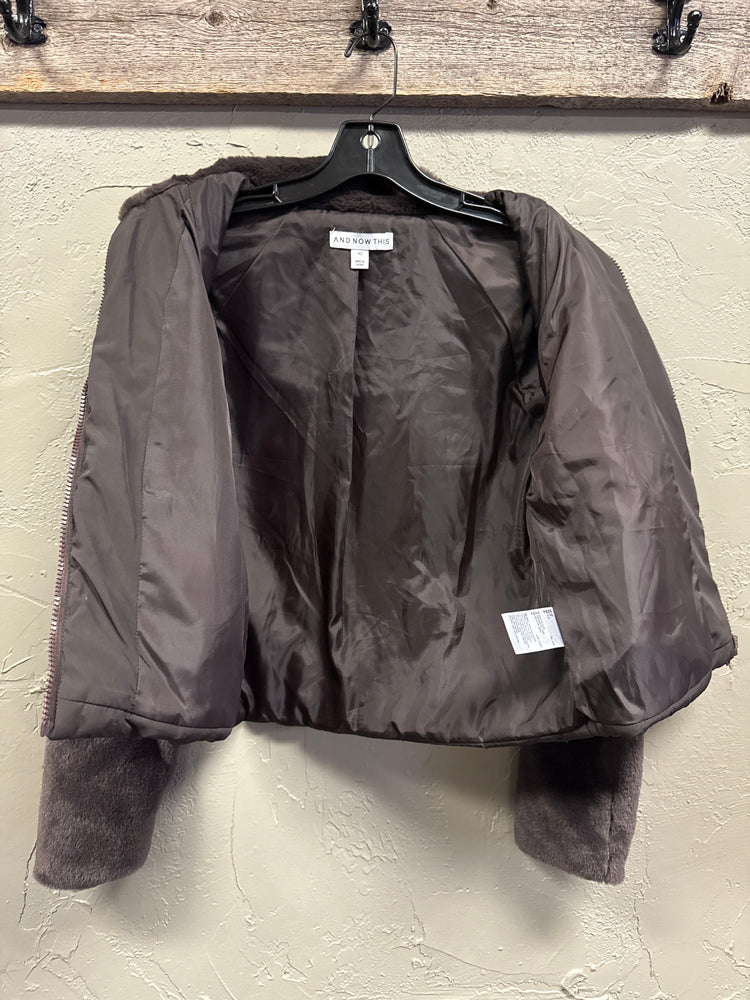 AND NOW THIS CROP JACKET