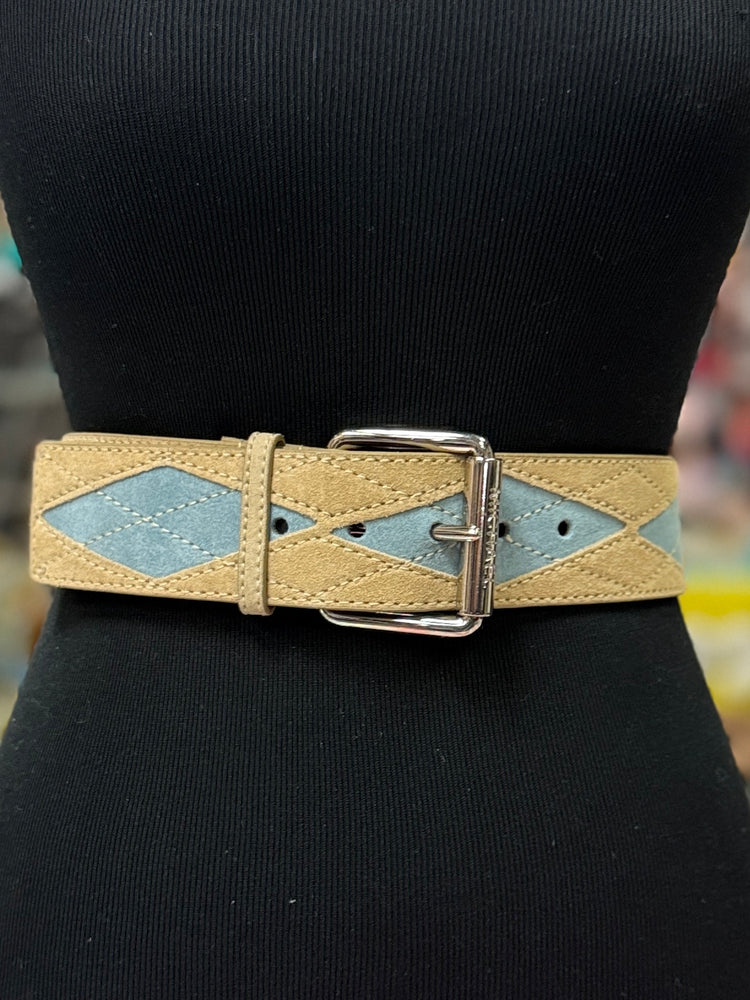 NWT MK LARGE ARGYLE BELT (org$55)
