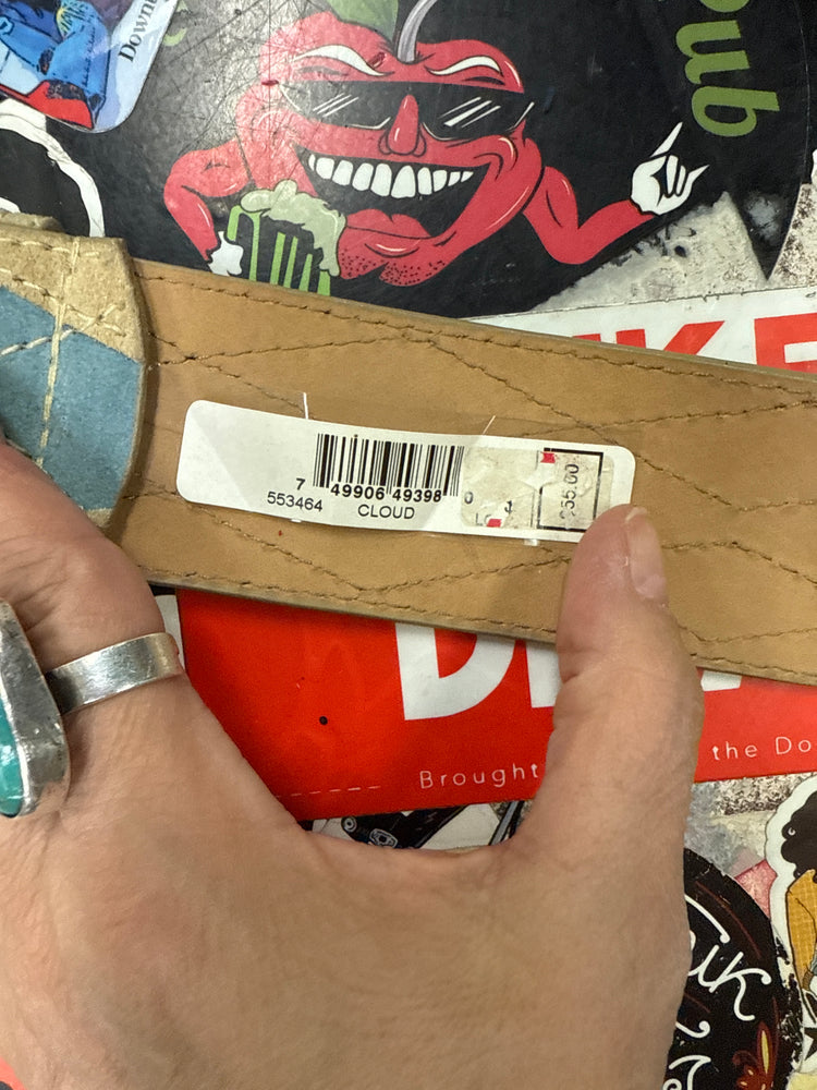 NWT MK LARGE ARGYLE BELT (org$55)