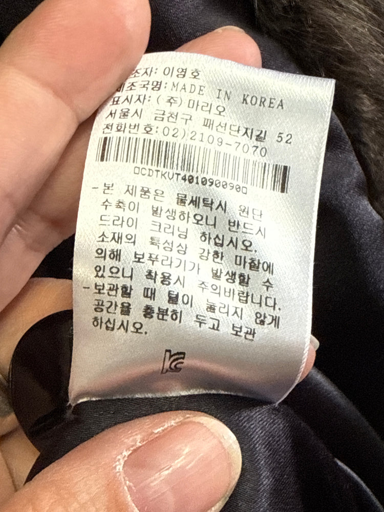 CARTE KNIT FUR HOODED VEST