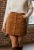 BAE VELY CORDUROY MINI SKIRT