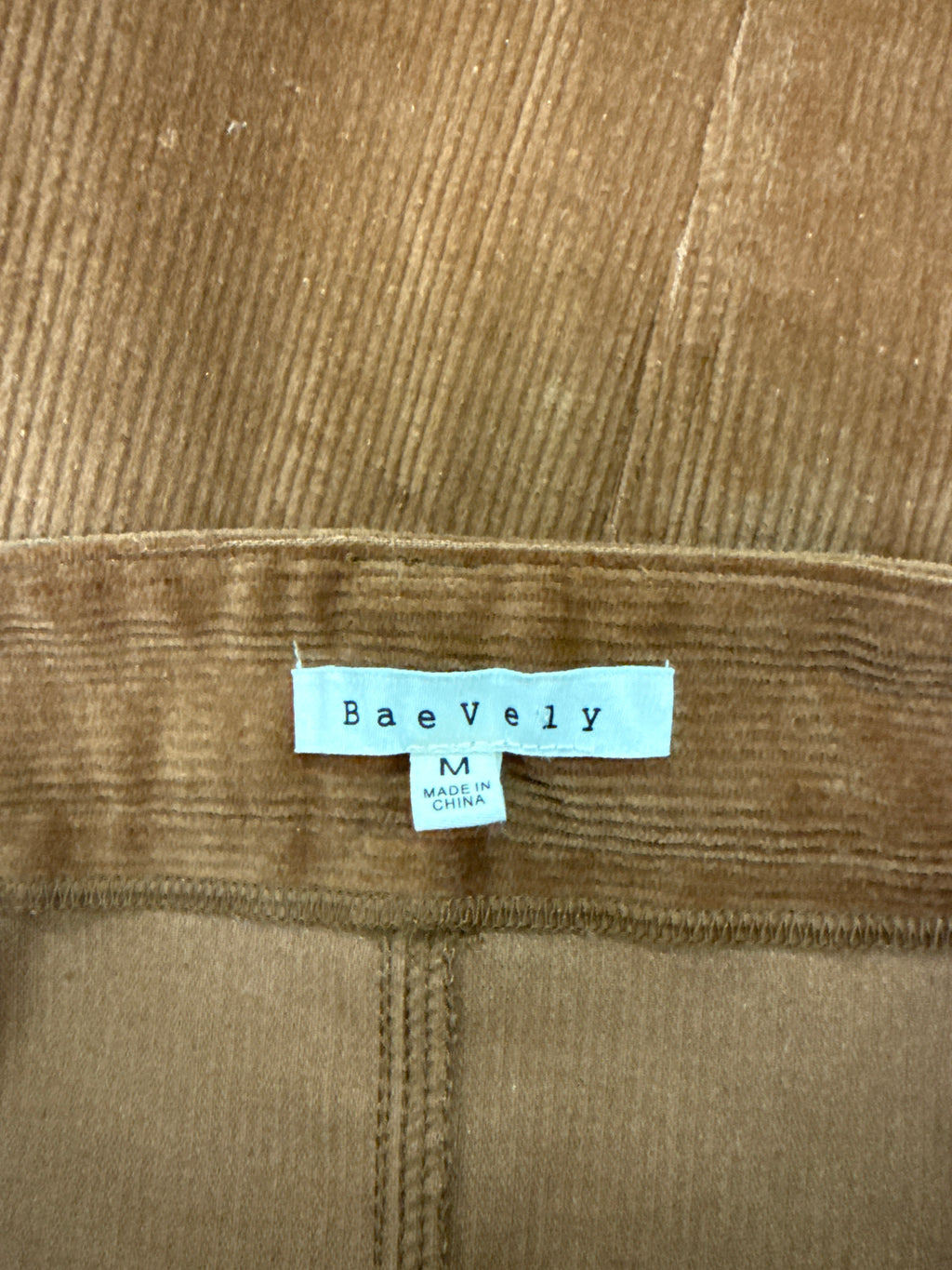 BAE VELY CORDUROY MINI SKIRT