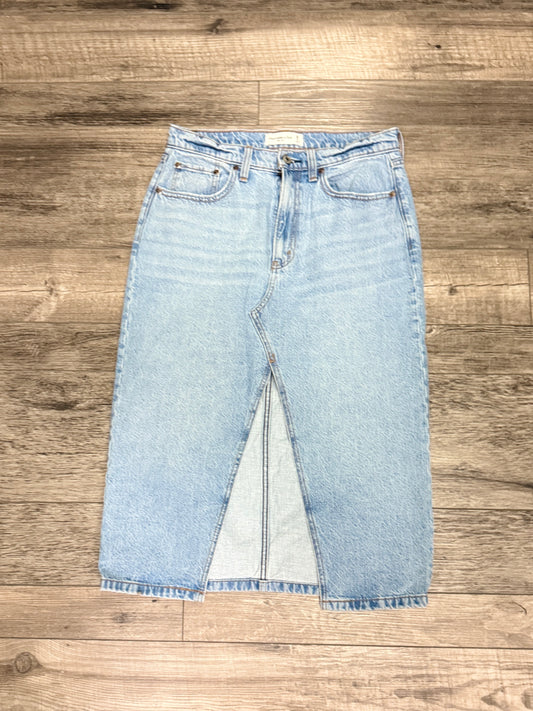 ABERCROMBIE HIGH RISE DENIM SKIRT