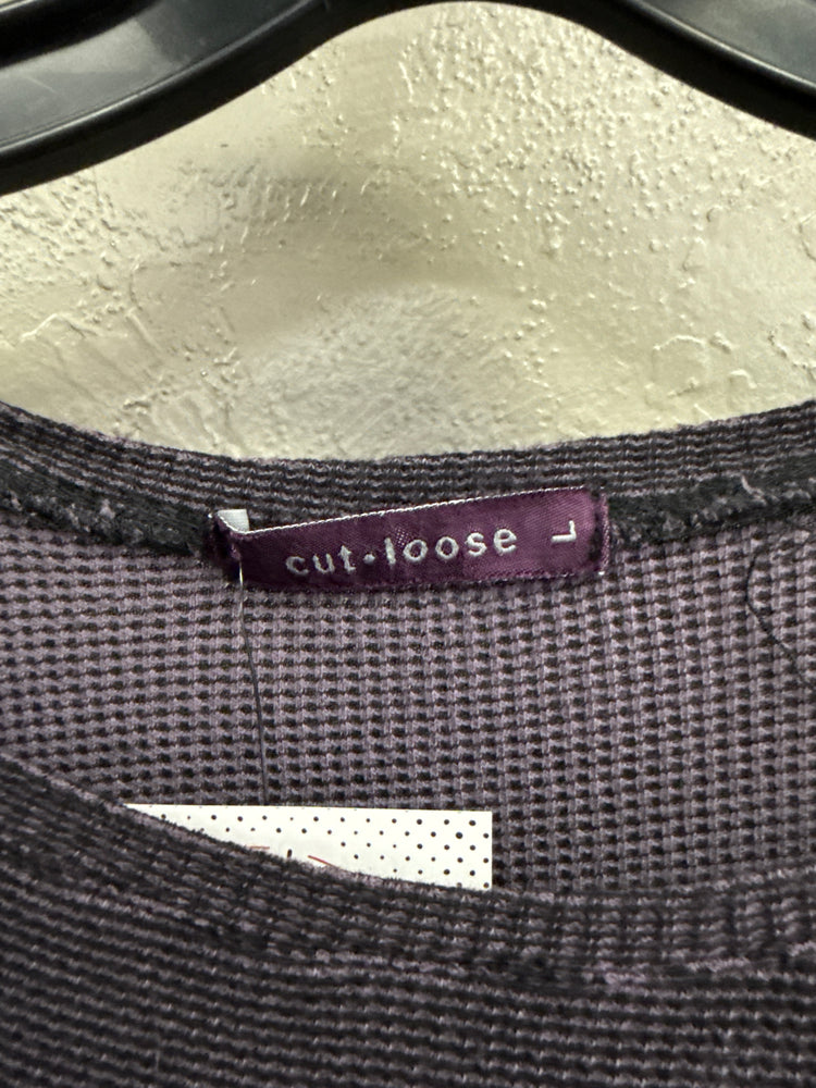 CUT LOOSE RAW HEM LONG SLEEVE