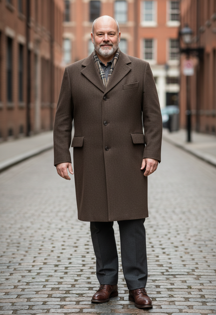 VTG MALCOLM KENNETH WOOL OVERCOAT