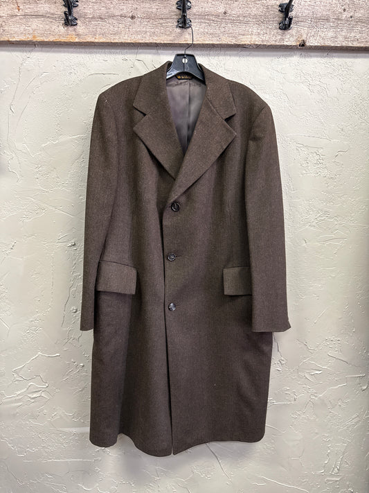 VTG MALCOLM KENNETH WOOL OVERCOAT