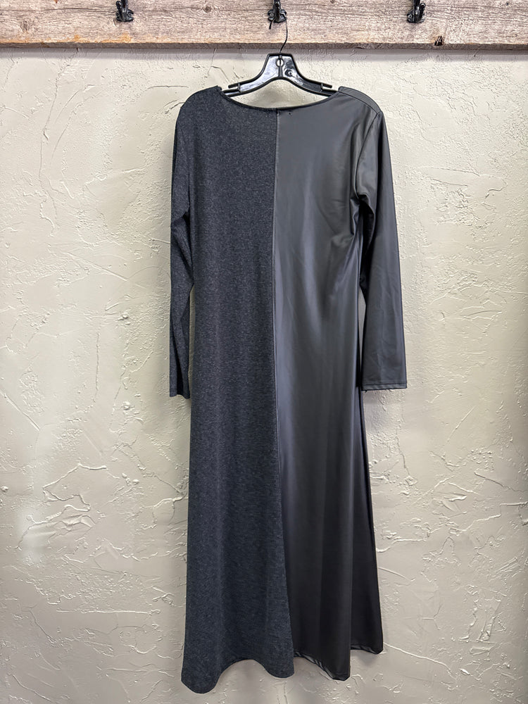 CCK STYLE VEGAN LEATHER DRESS