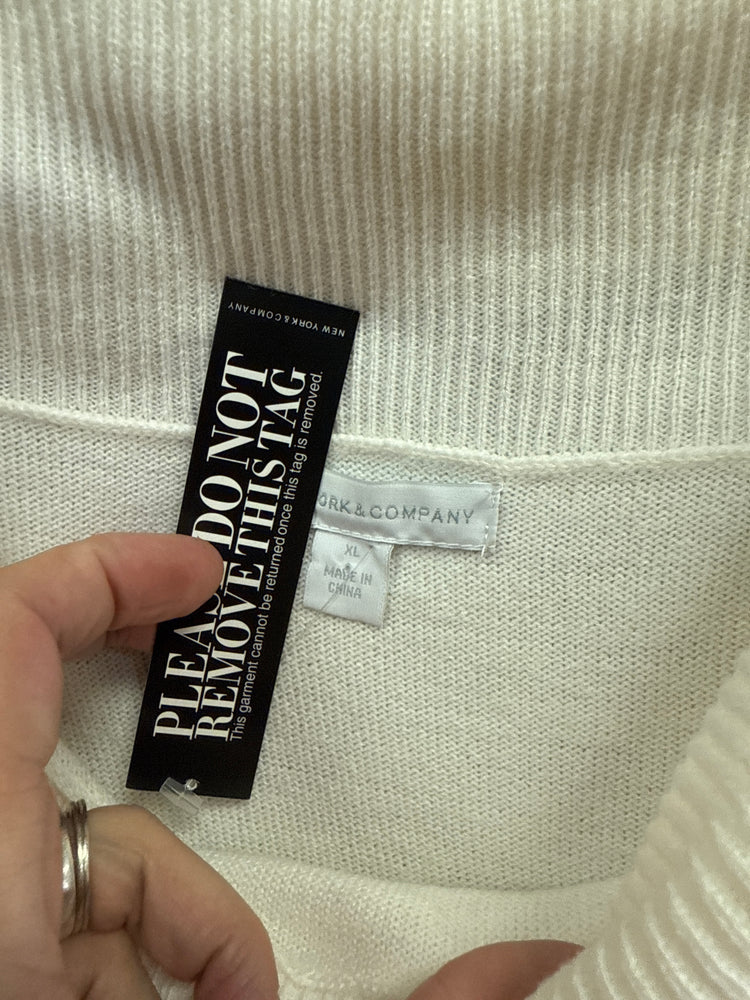 NWT NY&CO FRINGE SWEATER DRESS (org$75)