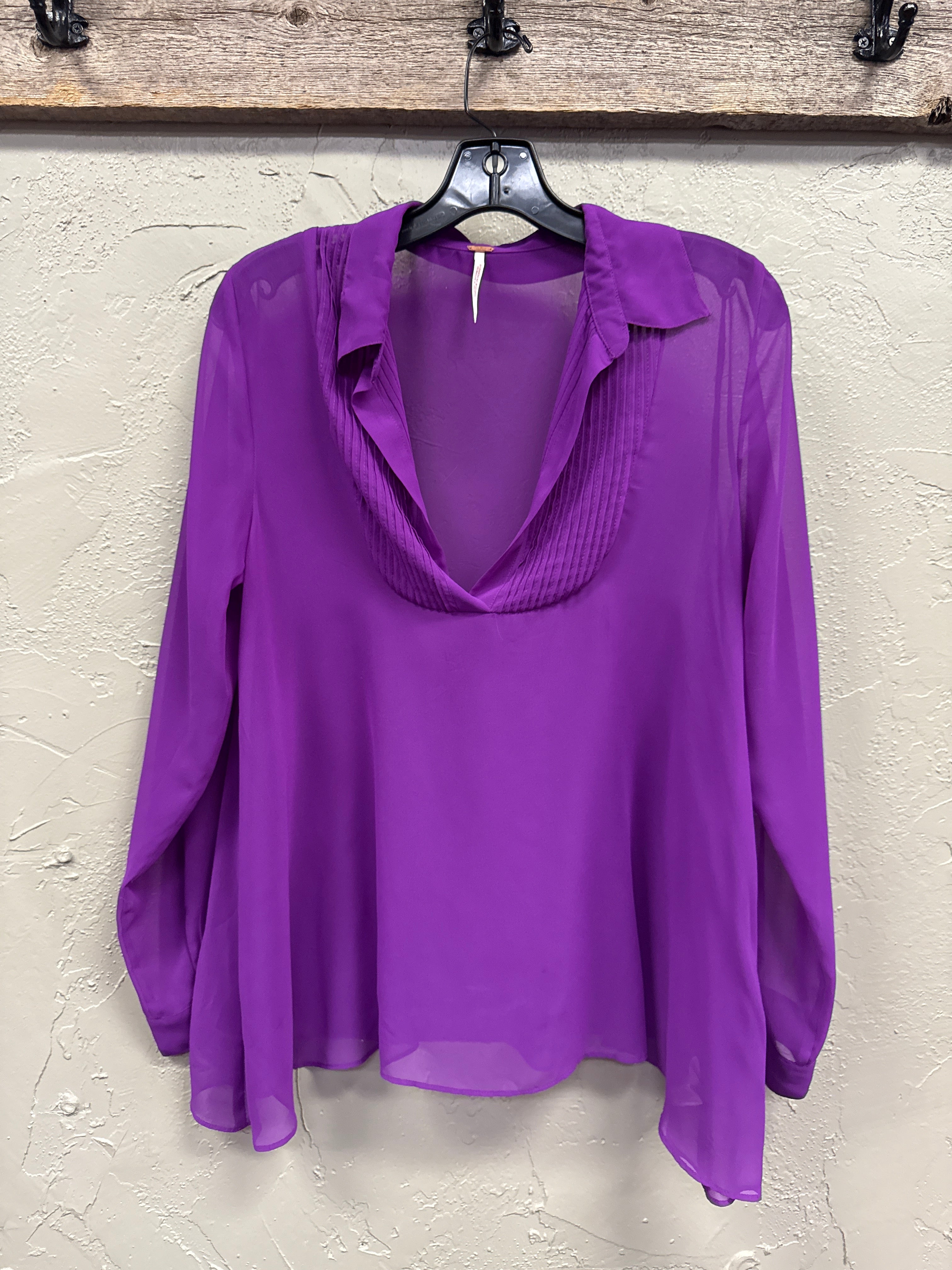 FREE PEOPLE SHEER BLOUSE
