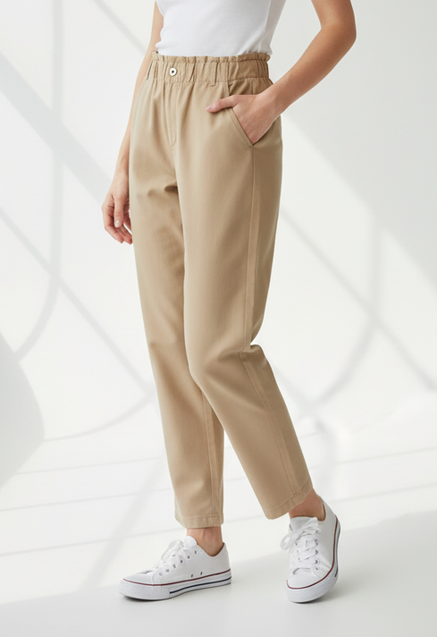 NWT EE:SOME ELASTIC WAIST TROUSERS