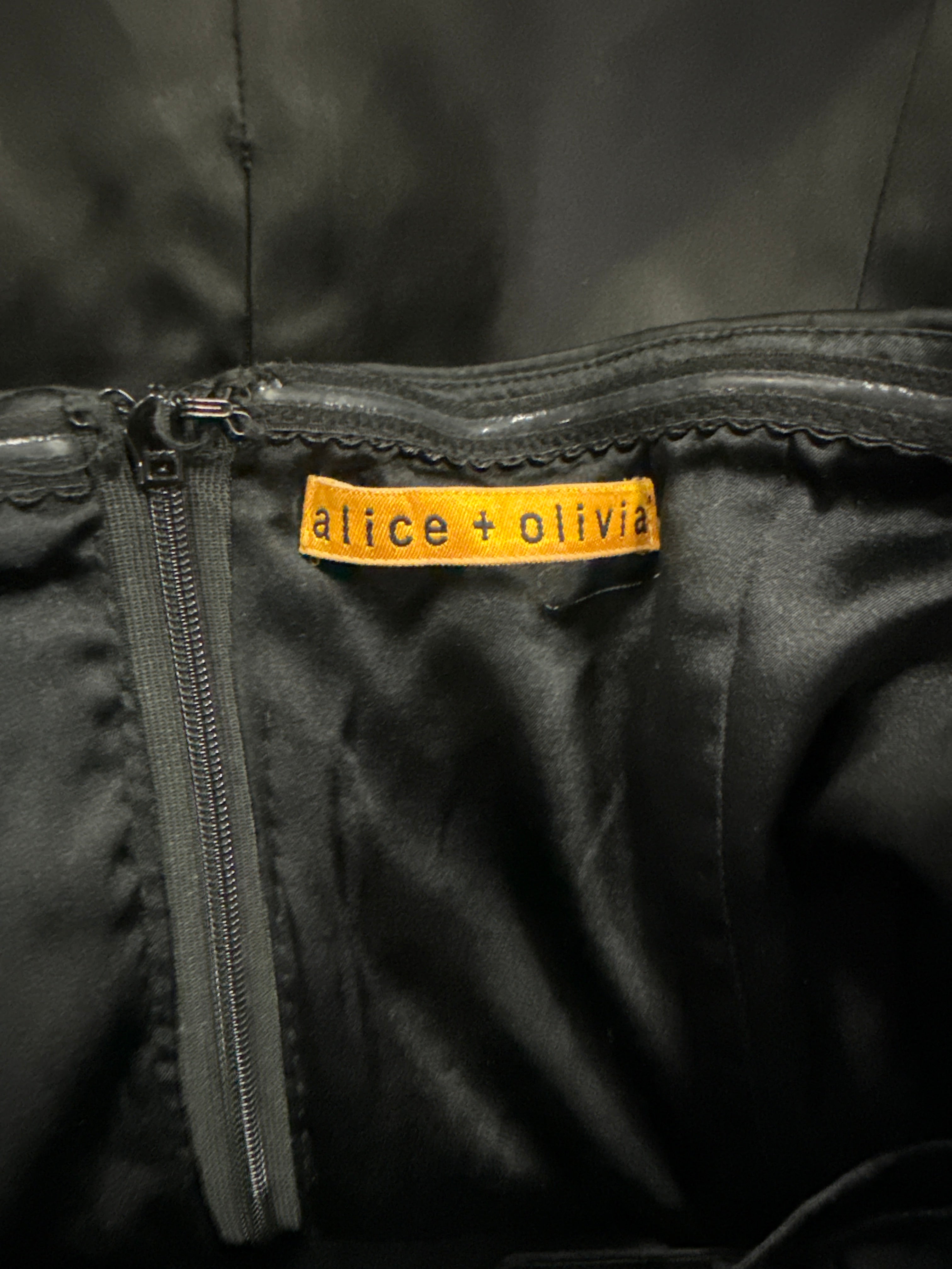 ALICE + OLIVIA STRAPLESS DRESS (org$495)
