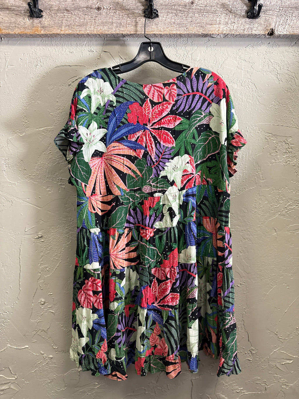 NWT ANGIE TIERED MINI DRESS (org$39)