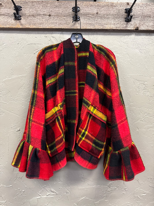 REMADE VTG BLANKET JACKET