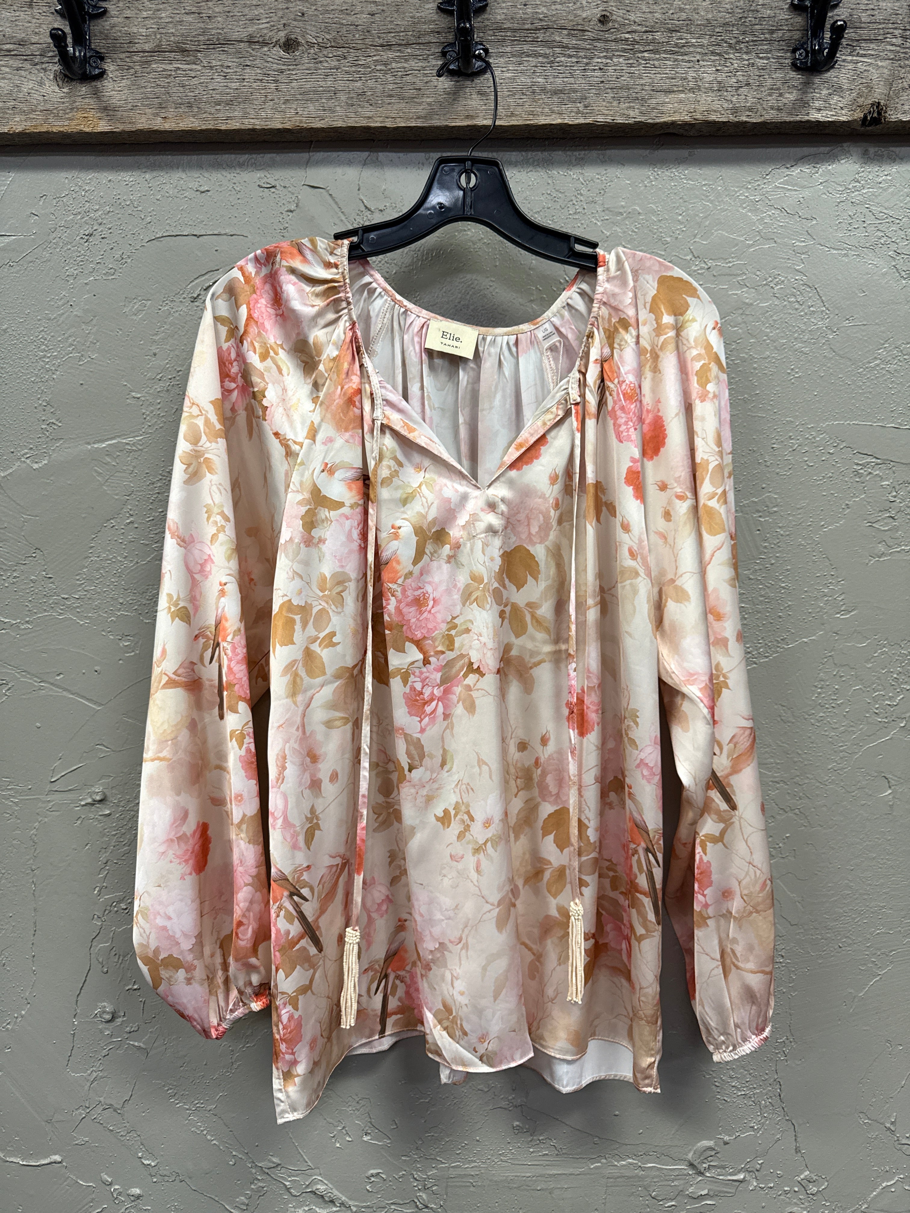NWT ELIE V-NECK BLOUSE (org$88)