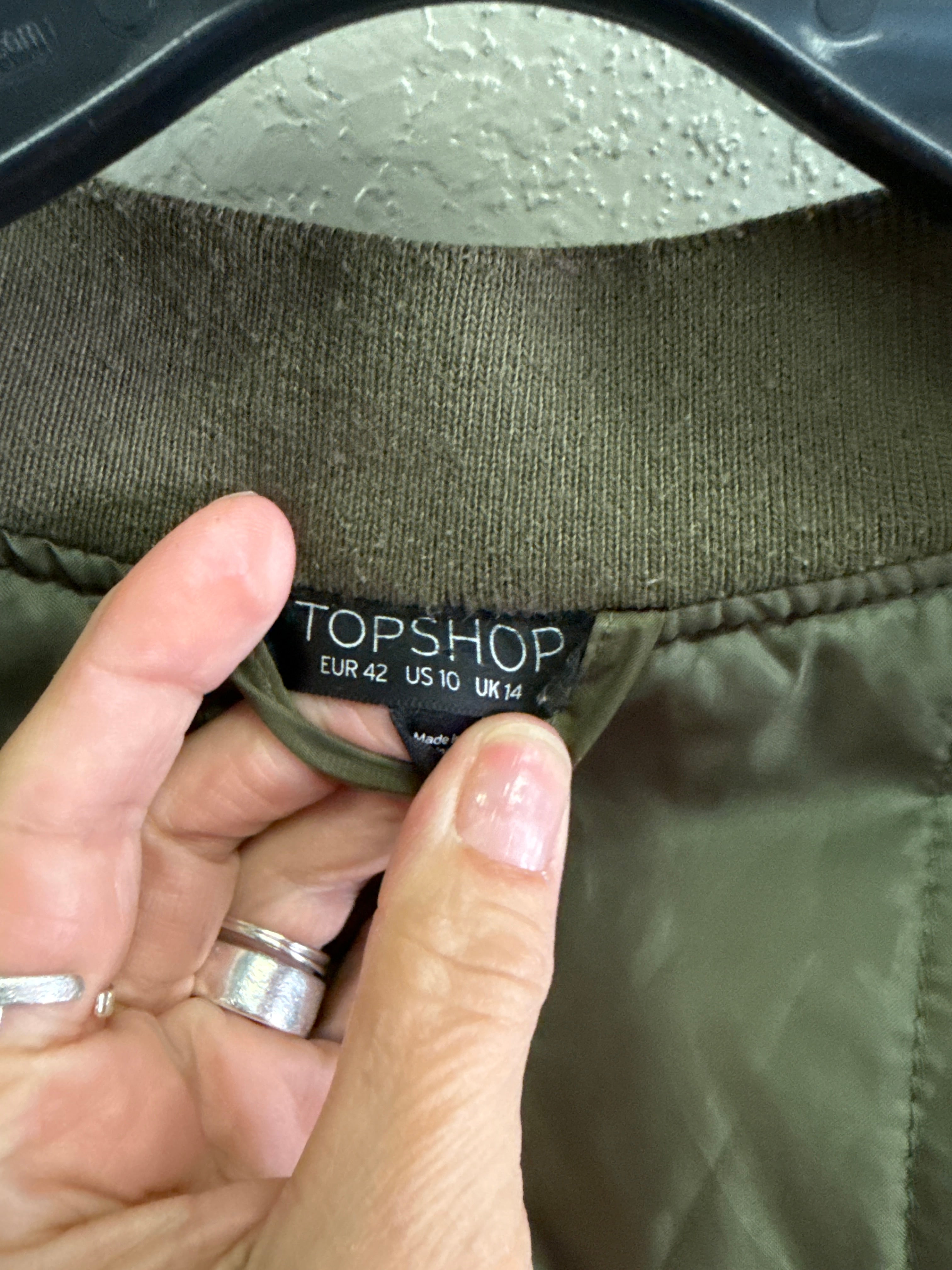 TOPSHOP BOMBER JACKET (org$85)