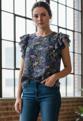 CY FASHION FLORAL TOP