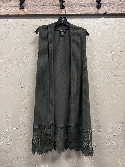 AUGUST SILK RIBBED VEST