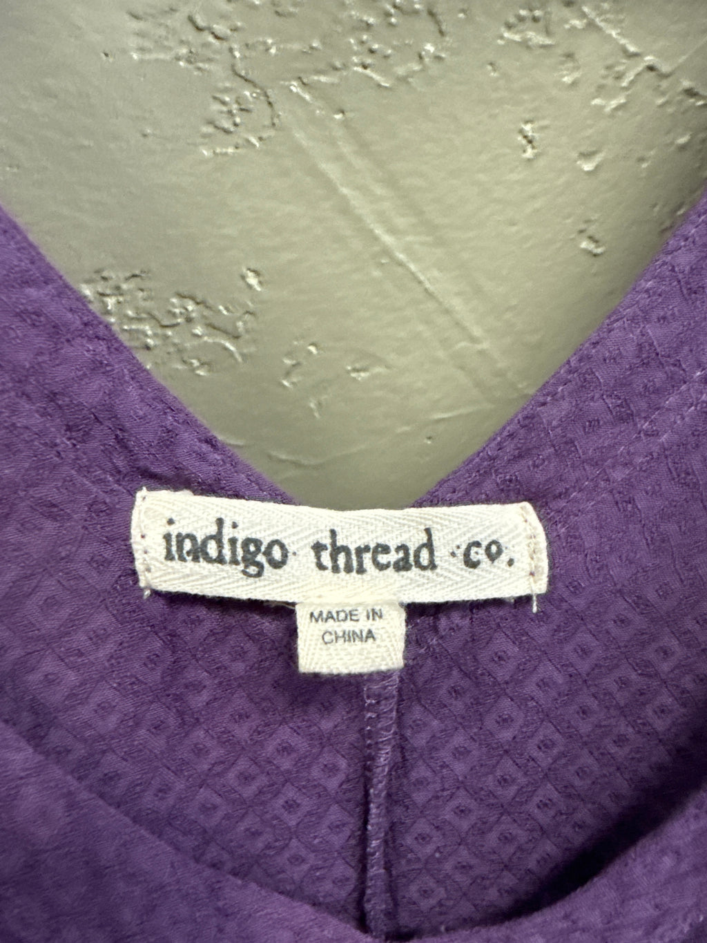 Indigo Thread Sleeveless Top