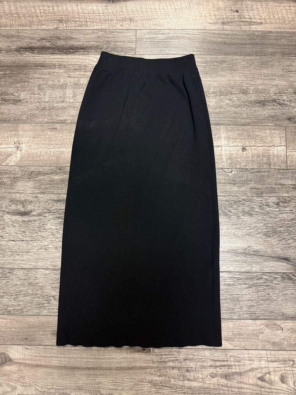 Straight Knit Midi Skirt