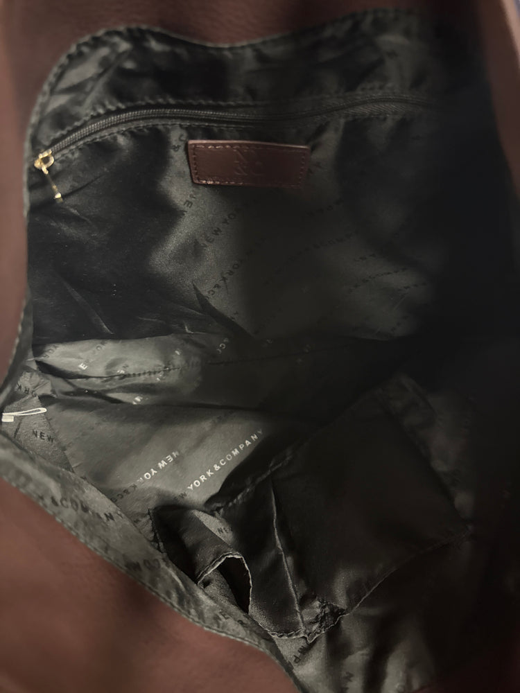 NWT NY&CO VEGAN SUEDE BAG (org$60)