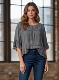 ESLEY TIERED BLOUSE