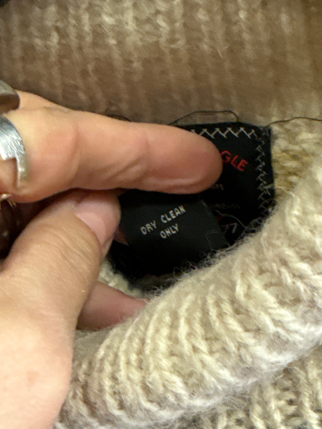 VTG AMERICAN EAGLE WOOL SWEATER