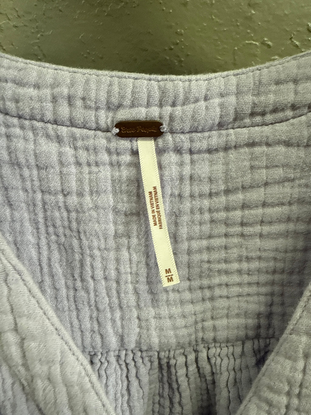 Free People Cotton Gauze Top (org$98)