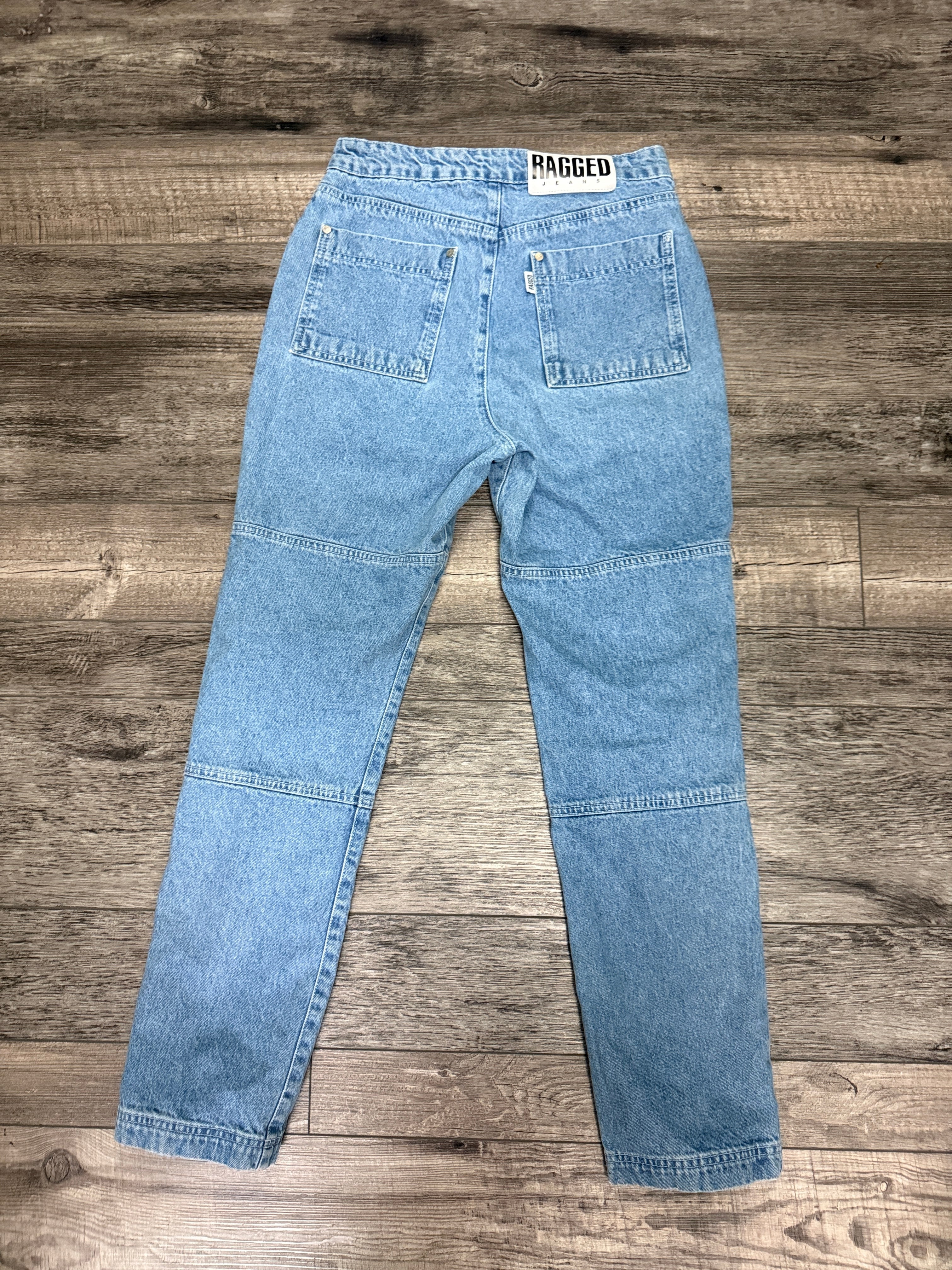 RAGGED PANELED JEAN