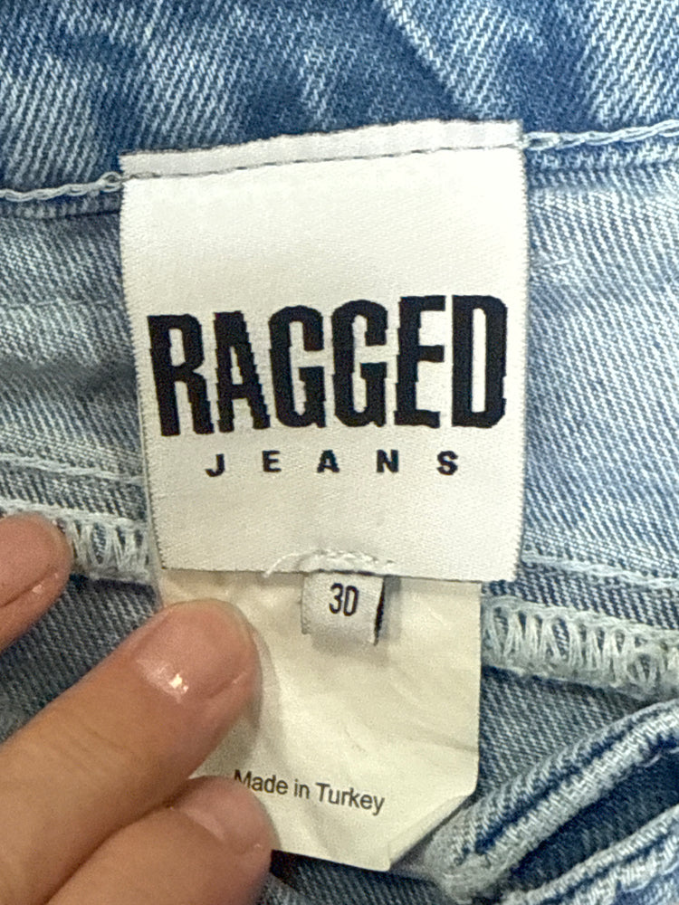 RAGGED PANELED JEAN