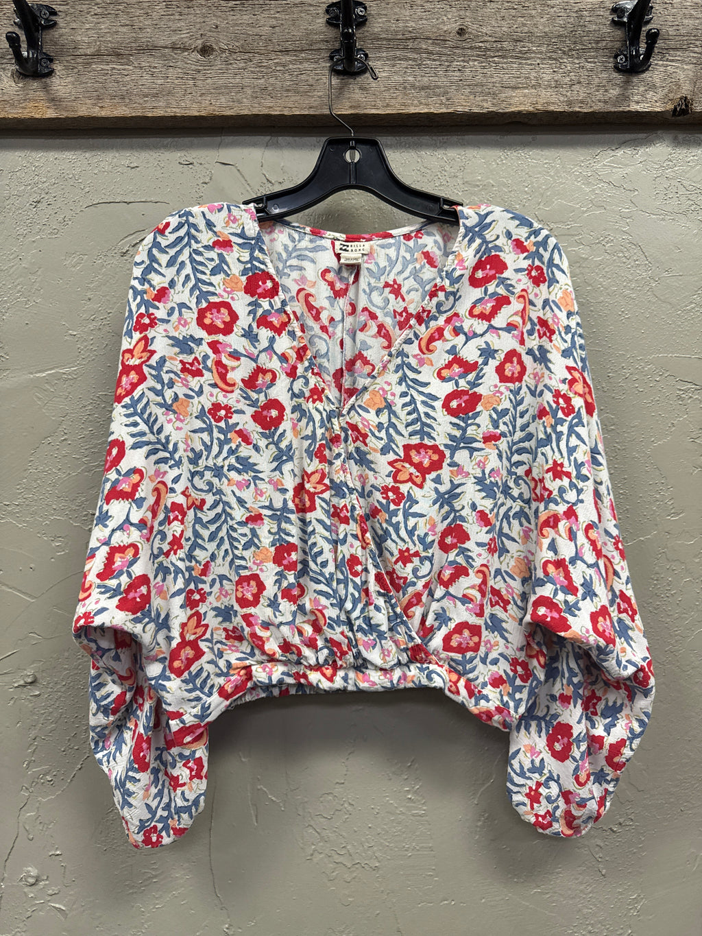 BILLA BONG FAUX WRAP CROP