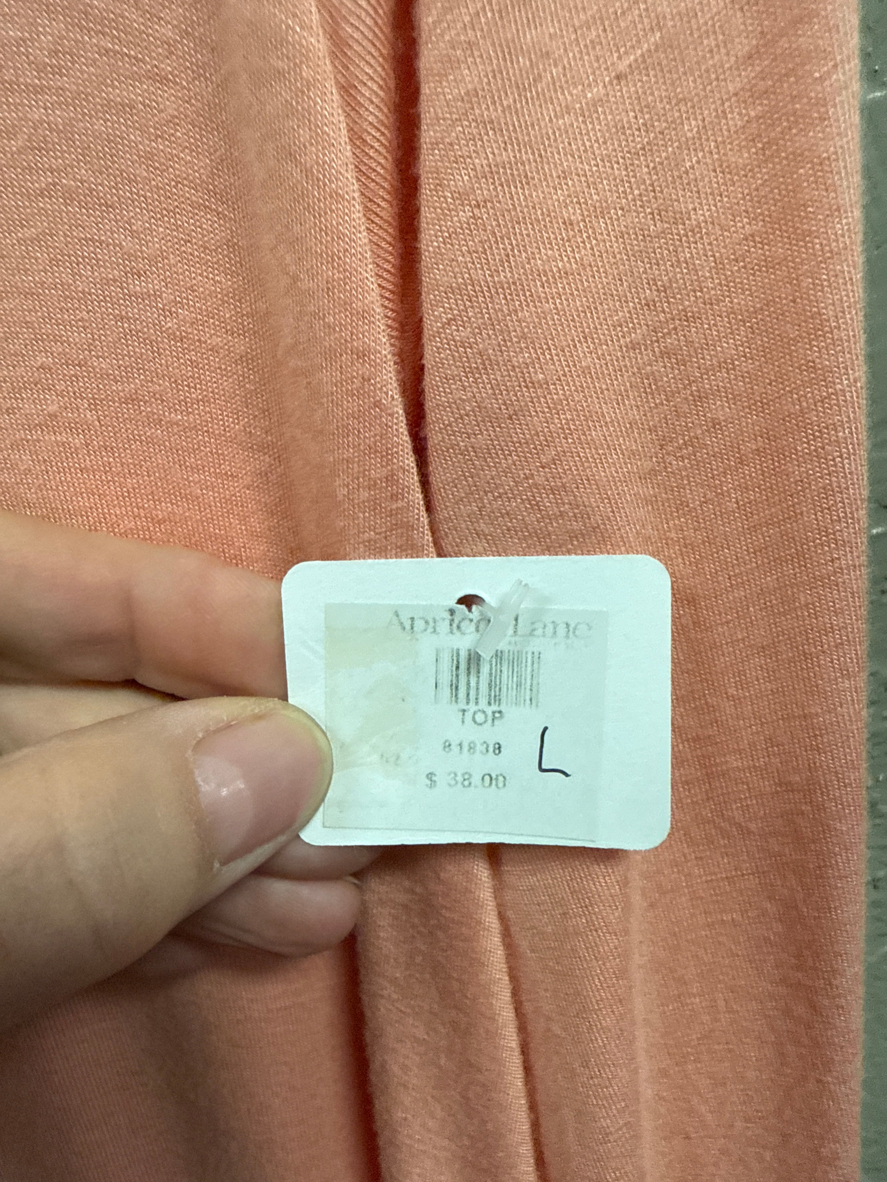 NWT VANILLA BAY LACE HEM TOP (org$38)