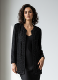 VTG BRILLIANT BEADED SILK EVENING COAT