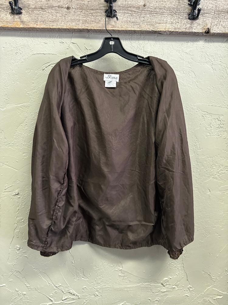 VTG JKARA BEADED EVENING JACKET