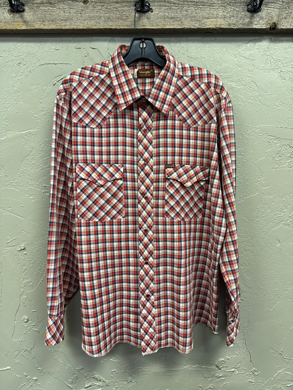 Vtg Wrangler Pearl Snap Shirt