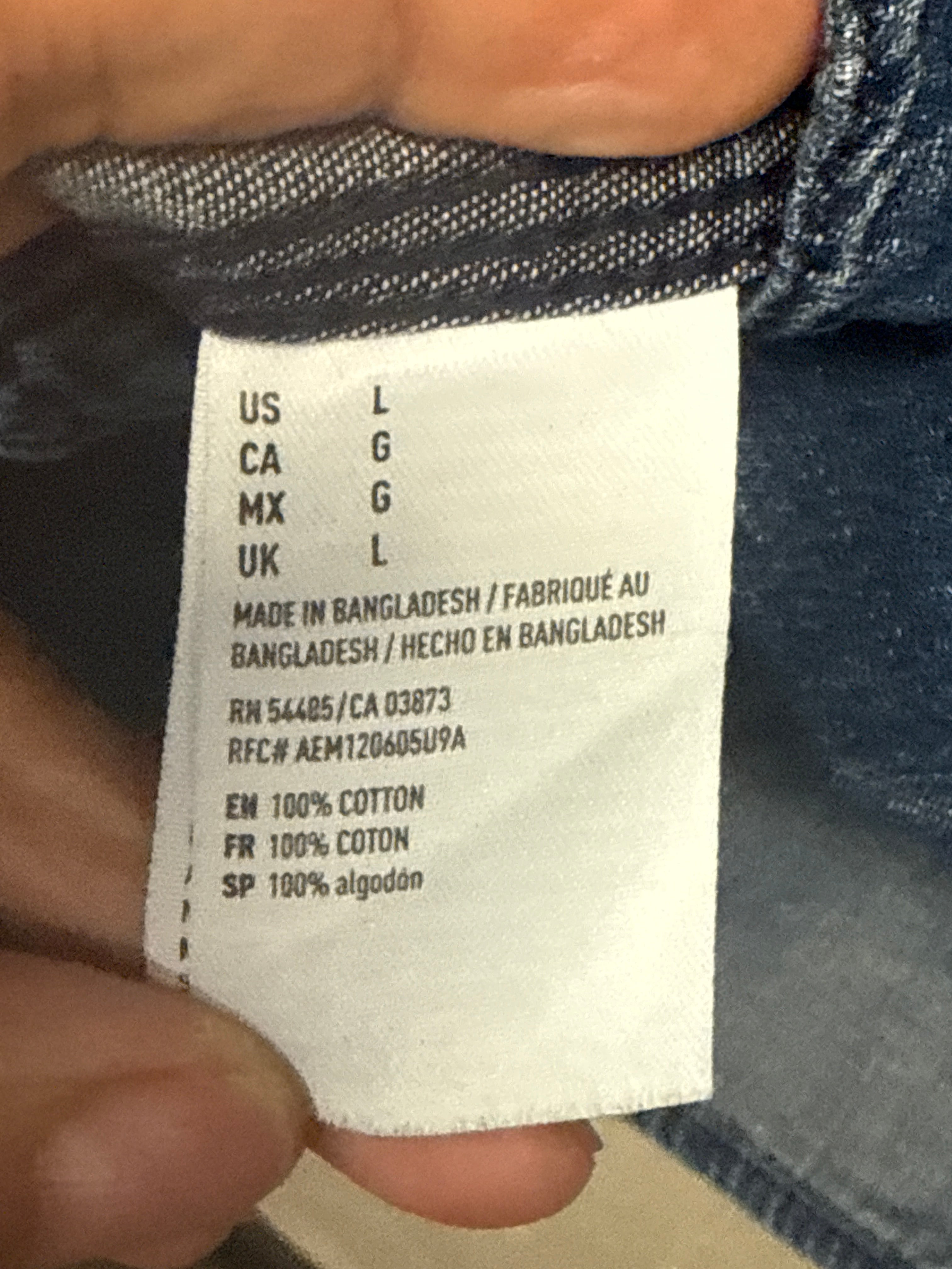 AMERICAN EAGLE CHAMBRAY SHIRT