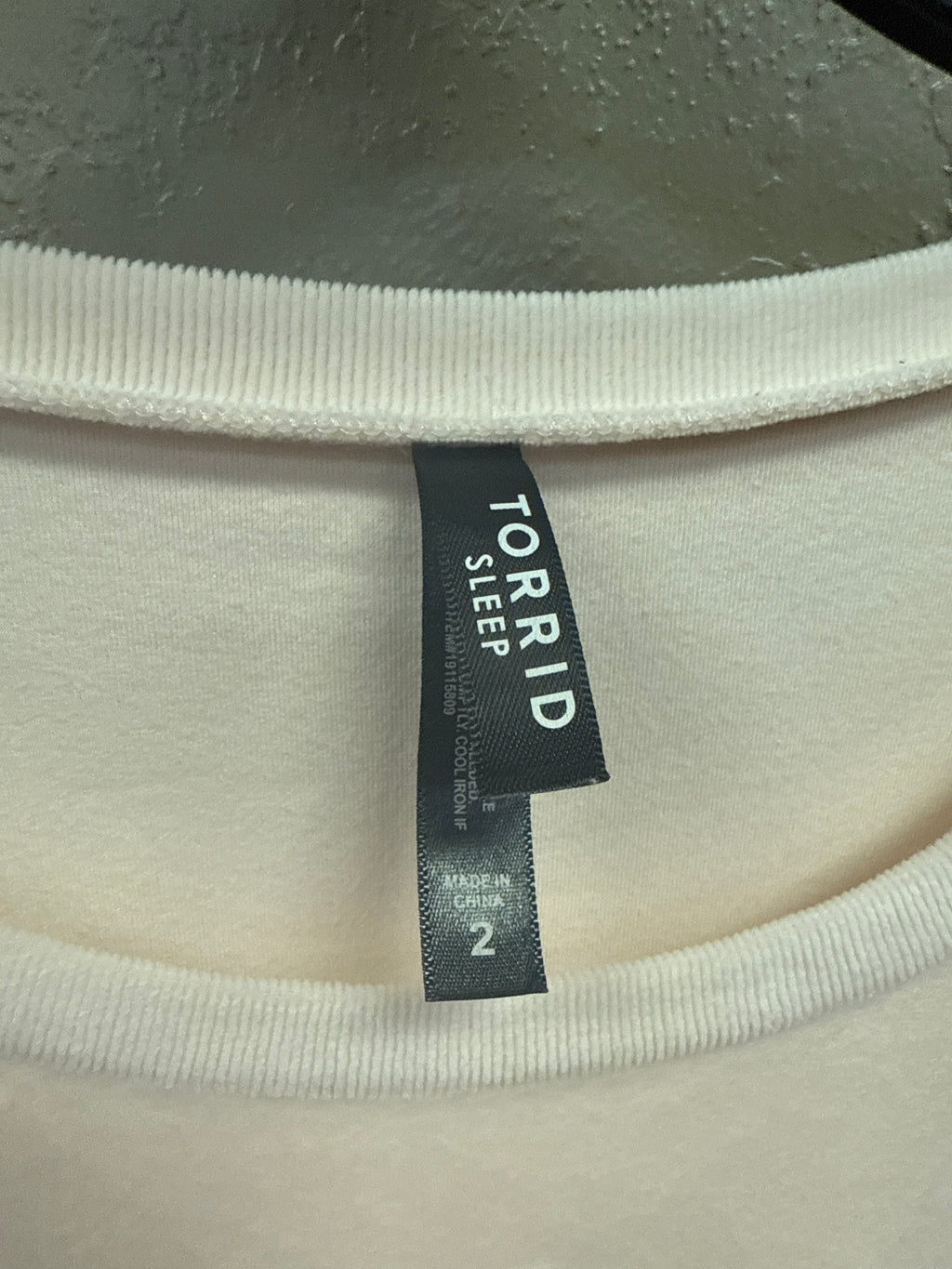 TORRID VELOUR PULLOVER