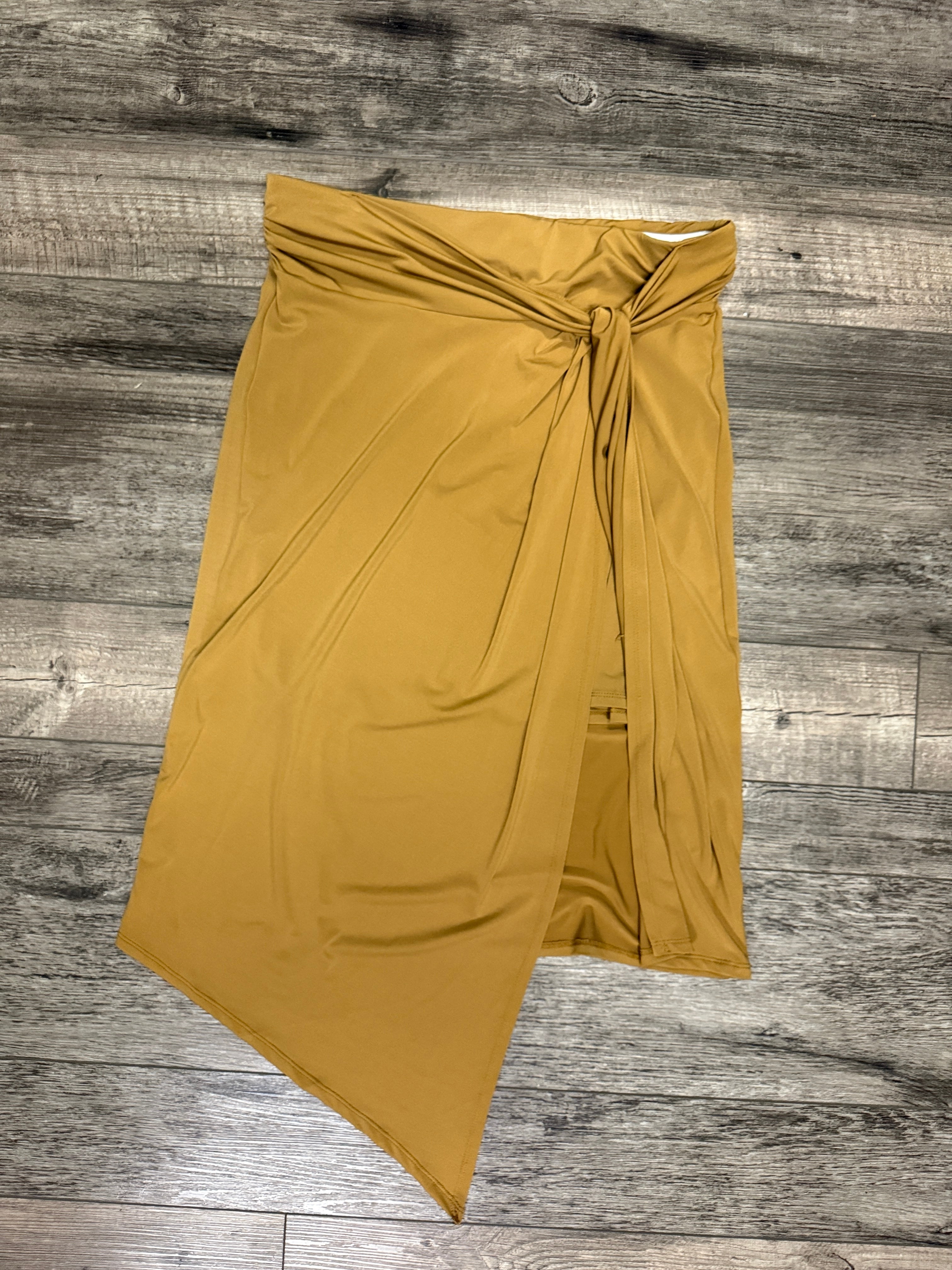 NINE WEST FAUX WRAP SKIRT