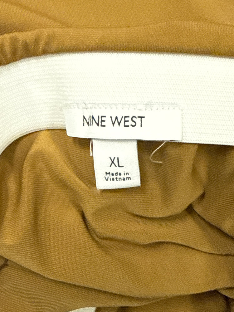 NINE WEST FAUX WRAP SKIRT