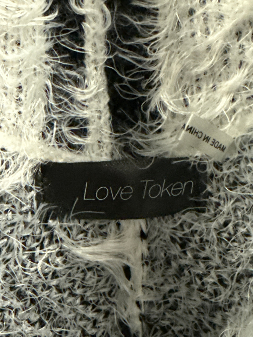 NWT Love Token Poncho