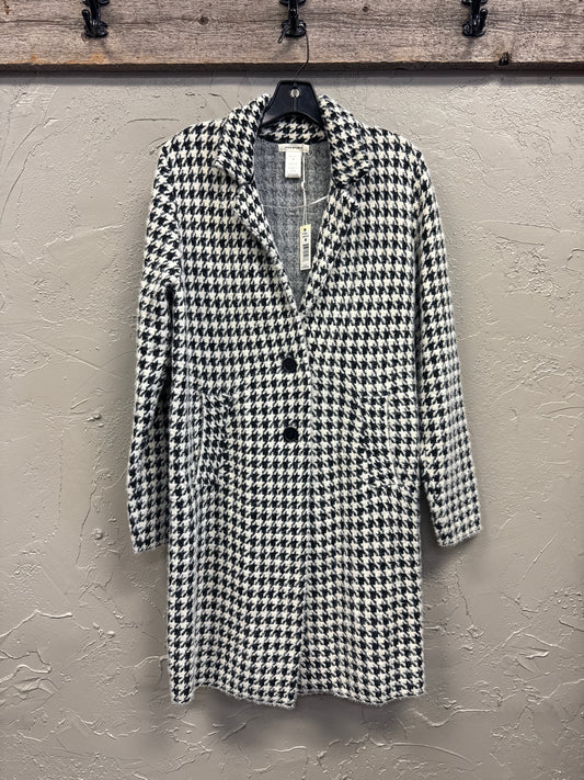 NWT MAX STUDIO HOUNDSTOOTH COAT (org$128)